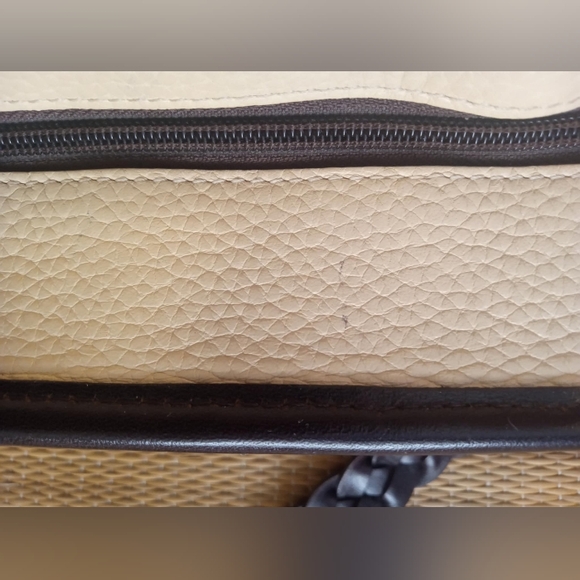 Brighton Candice straw and leather women's purse handbag vintage vtg woven boho - Picture 10 of 10